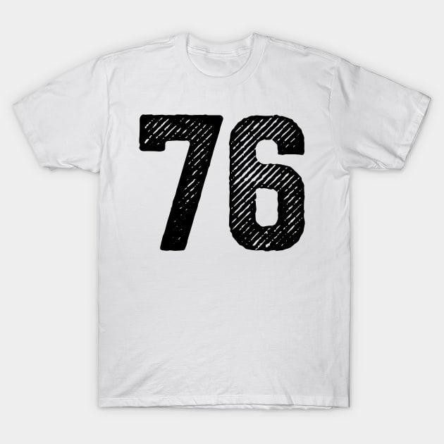 Seventy Six 76 T-Shirt by colorsplash